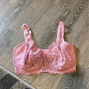 Victoria Secret pink lace bra